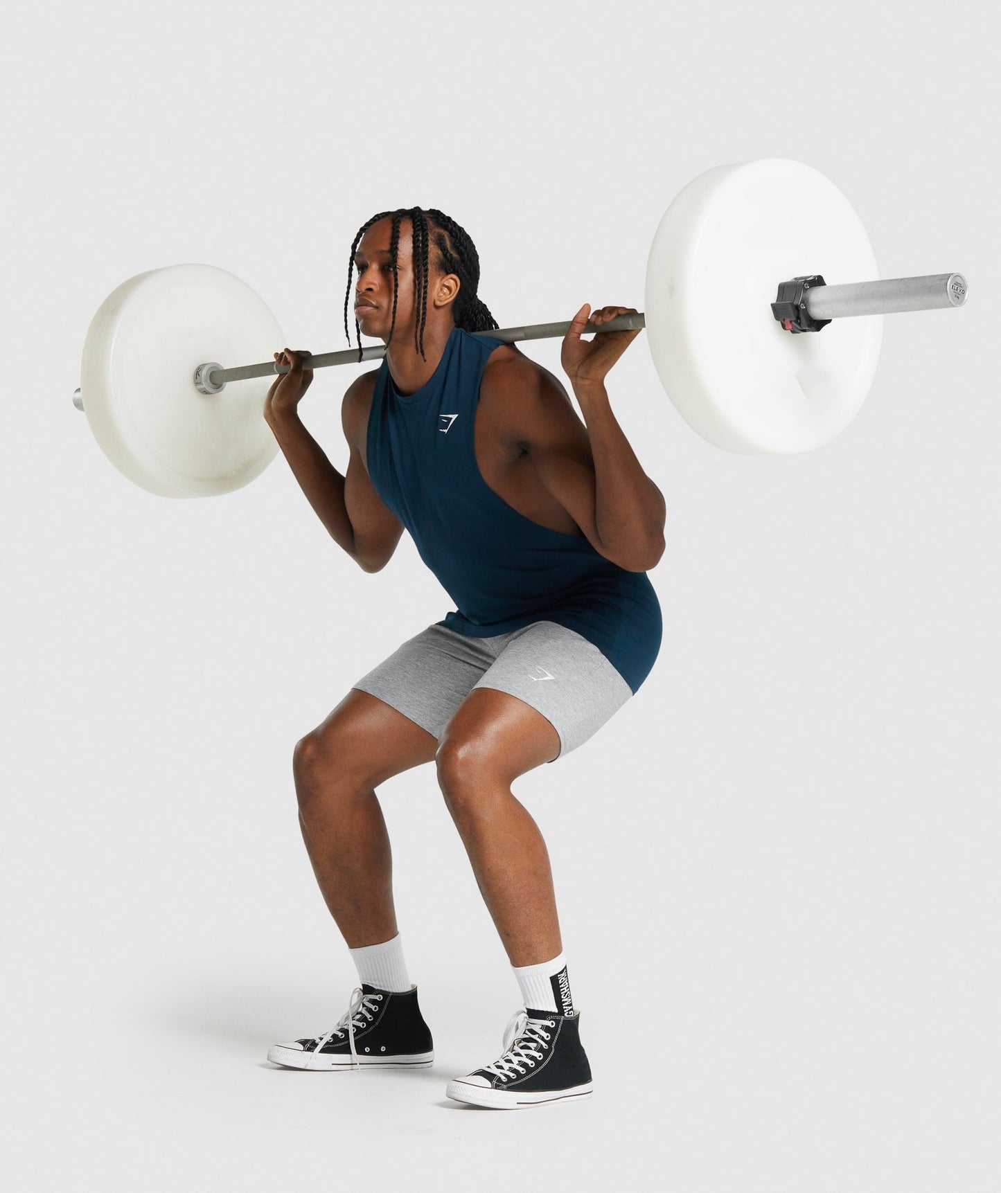 Gymshark Critical 2.0 Drop Arm Tank - Navy