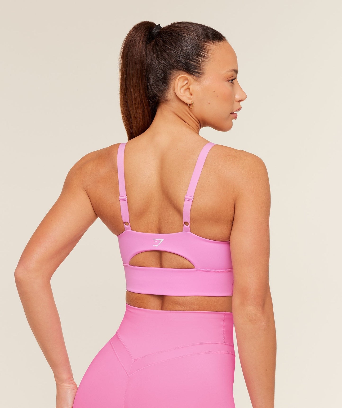 Gymshark Twist Front Sports Bra - Focus Pink