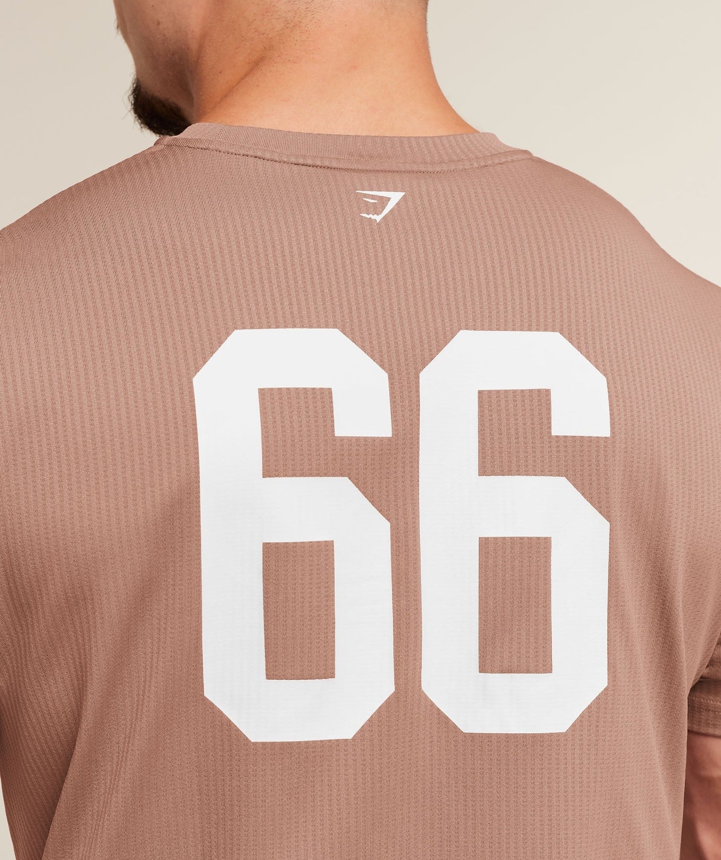 Gymshark Collegiate Tech T-Shirt - Taupe Brown