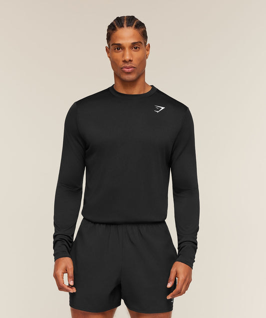 Gymshark Arrival Long Sleeve T-Shirt - Black