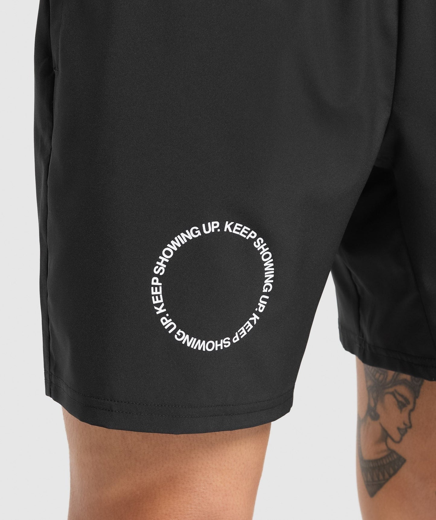 Gymshark Keep Showing Up 7" Shorts - Black