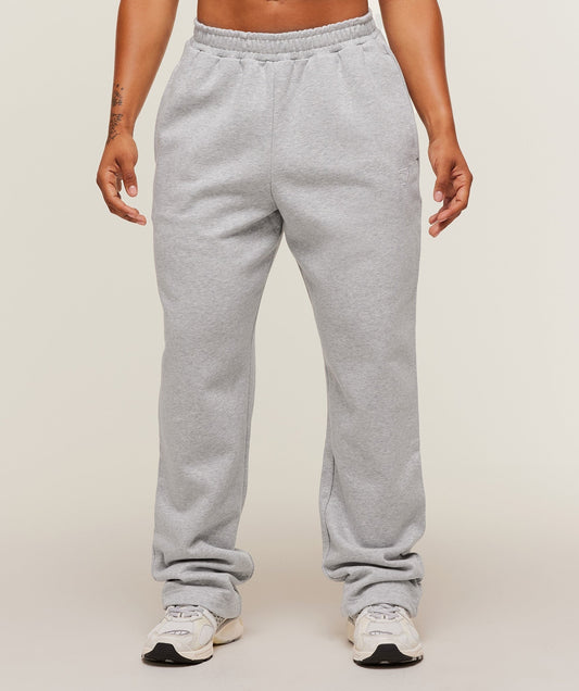 Gymshark Training Fleece Straight Leg Short Pants - Light Grey Core Marl