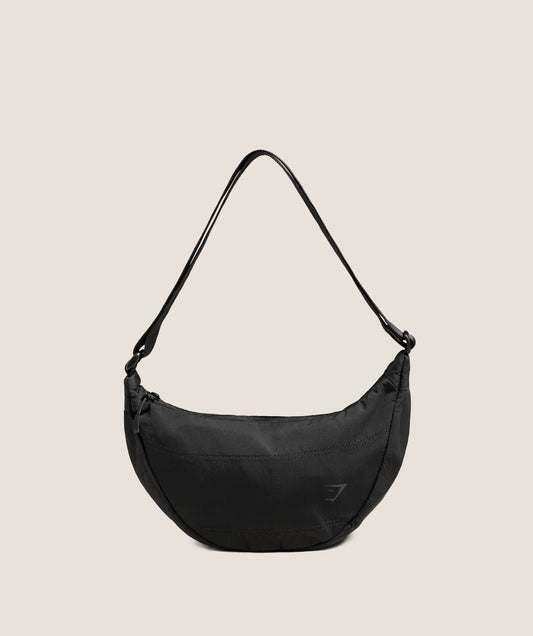 Gymshark Pleat Crossbody - Black