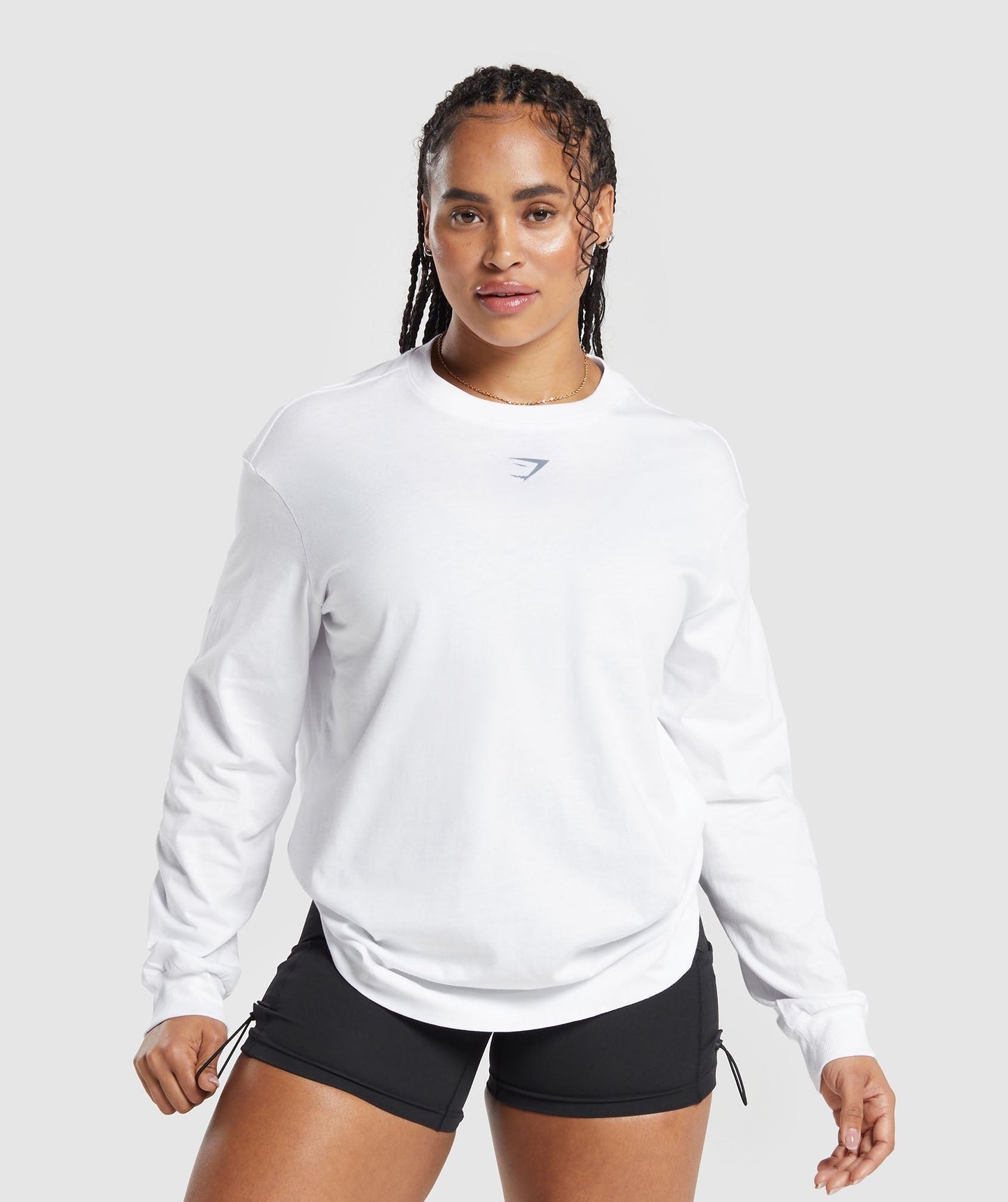 Gymshark Weightlifting Long Sleeve Top - White