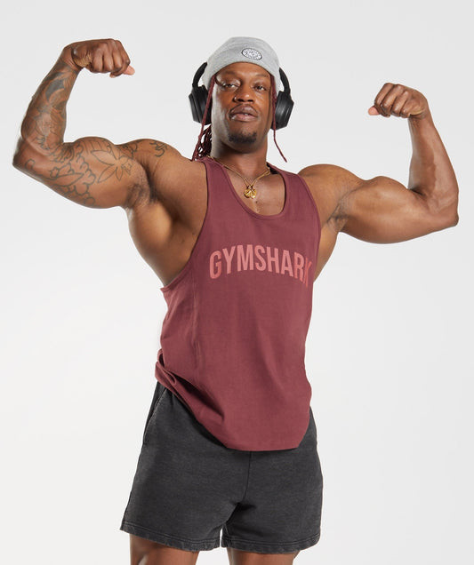 Gymshark Power Stringer - Cherry Brown