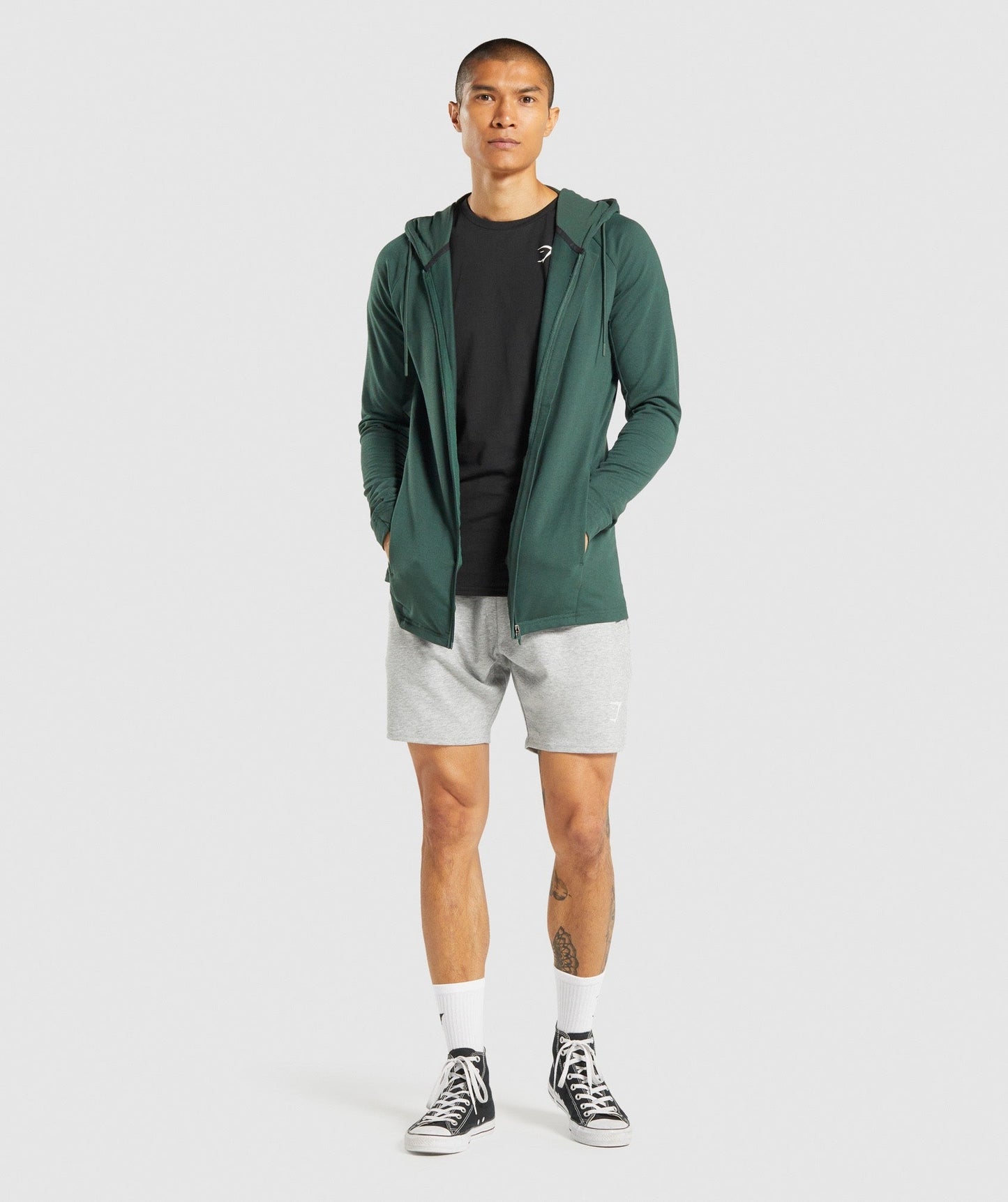 Gymshark Critical 7" Shorts - Light Grey Core Marl