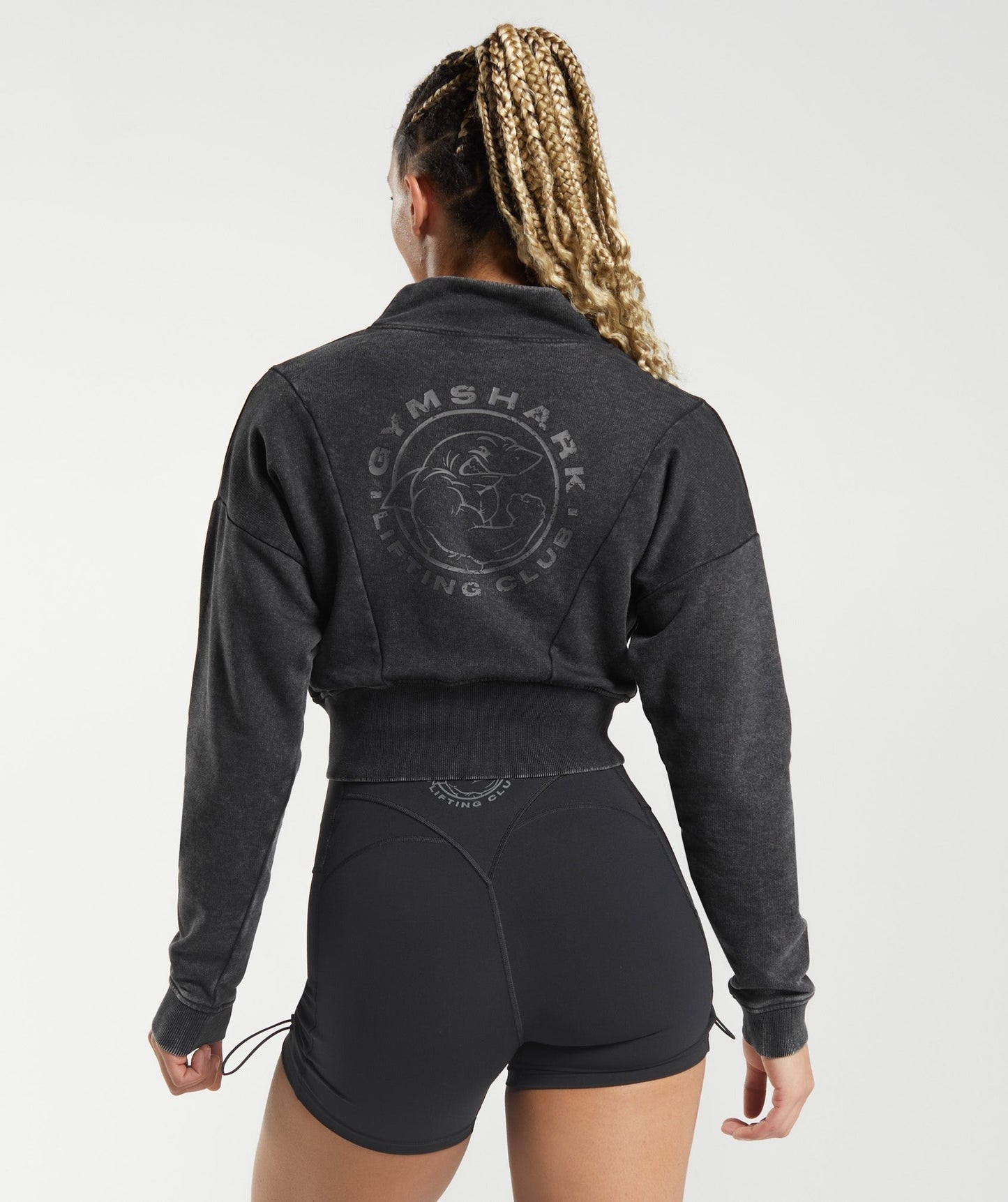 Gymshark Legacy Washed Sweatshirt - Black