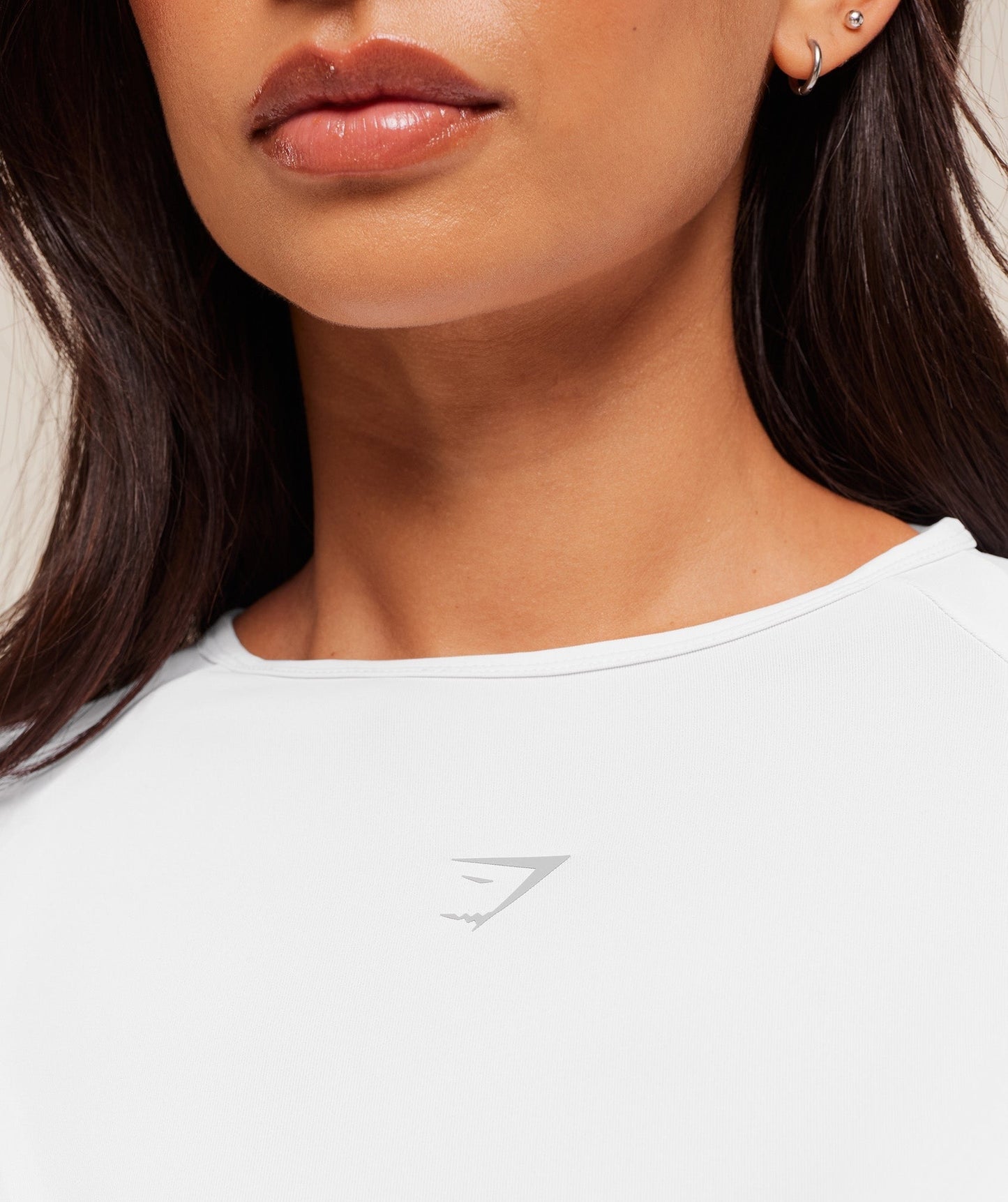 Gymshark Running Sleeve Top - White