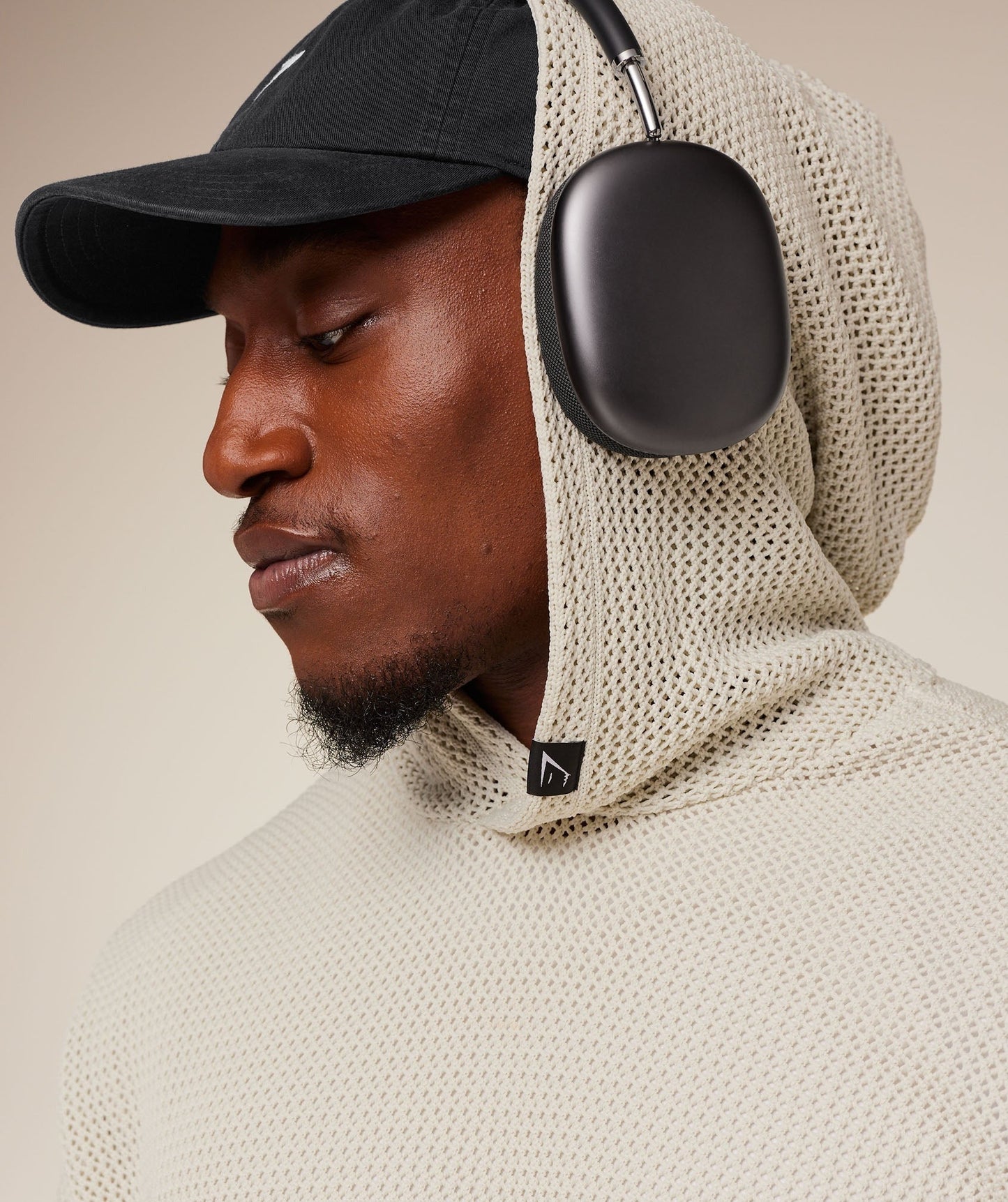 Gymshark Collective Crochet Style Hoodie - Tinted White