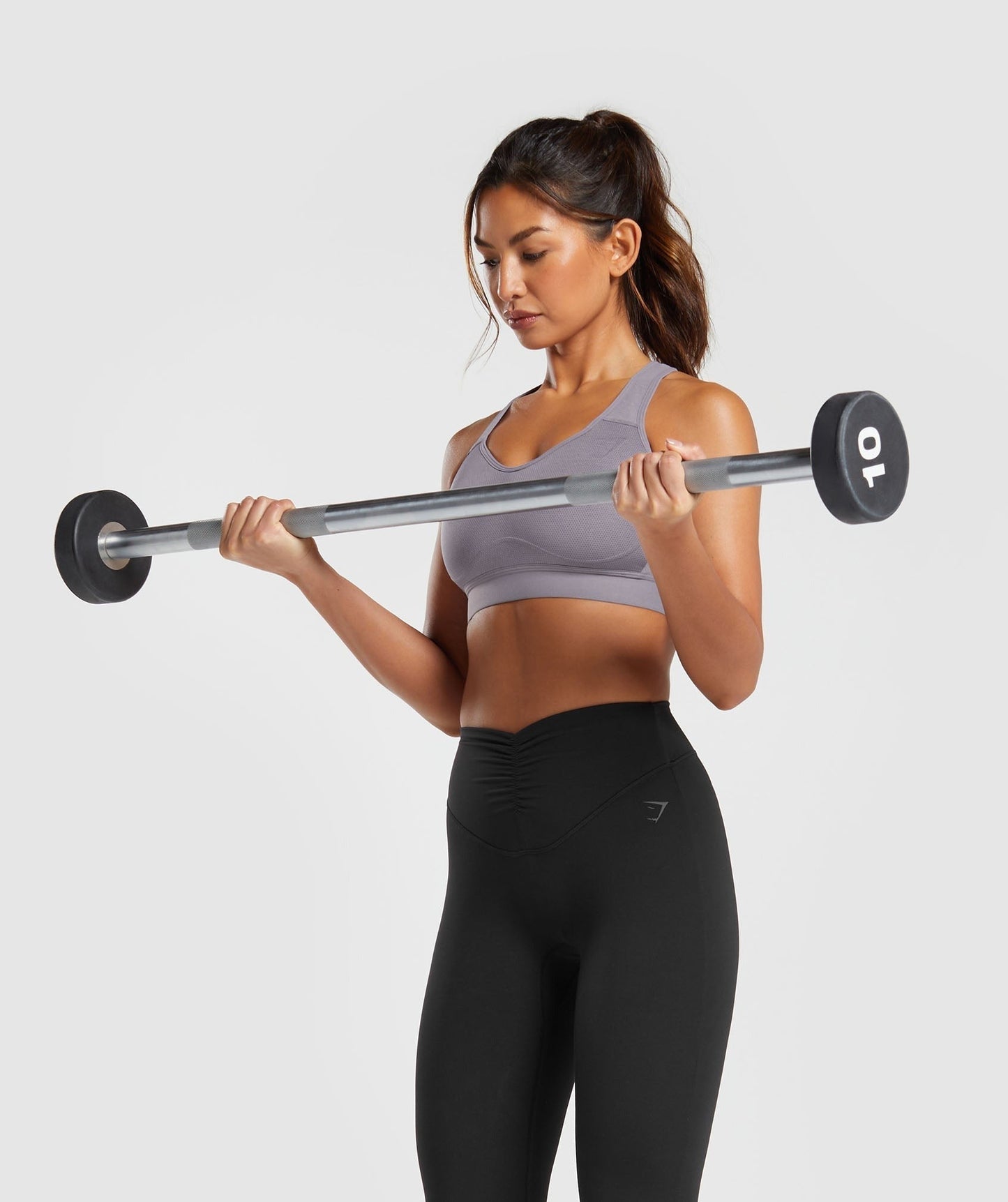 Gymshark Lightweight High Support Sports Bra - Fog Purple