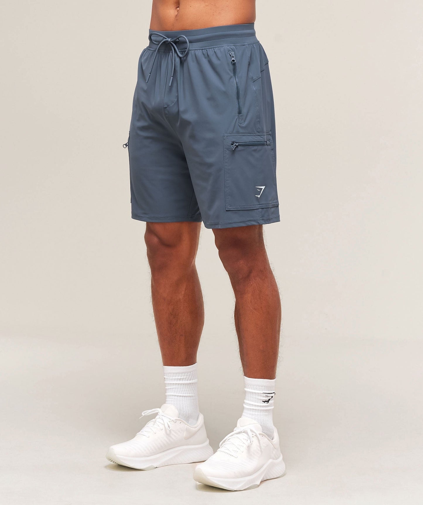 Gymshark Rest Day 6" Cargo Shorts - Titanium Blue