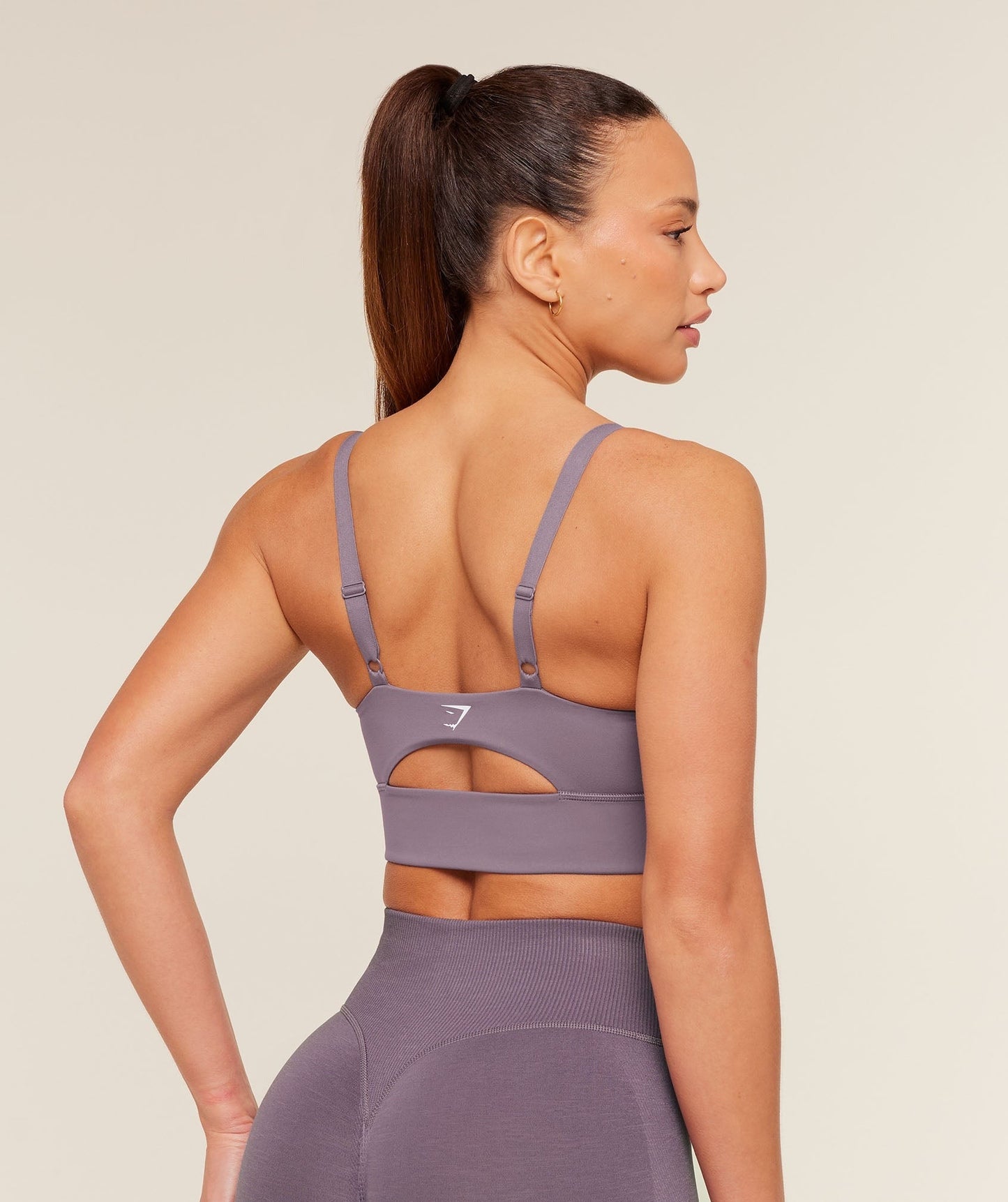 Gymshark Twist Front Sports Bra - Dusk Purple