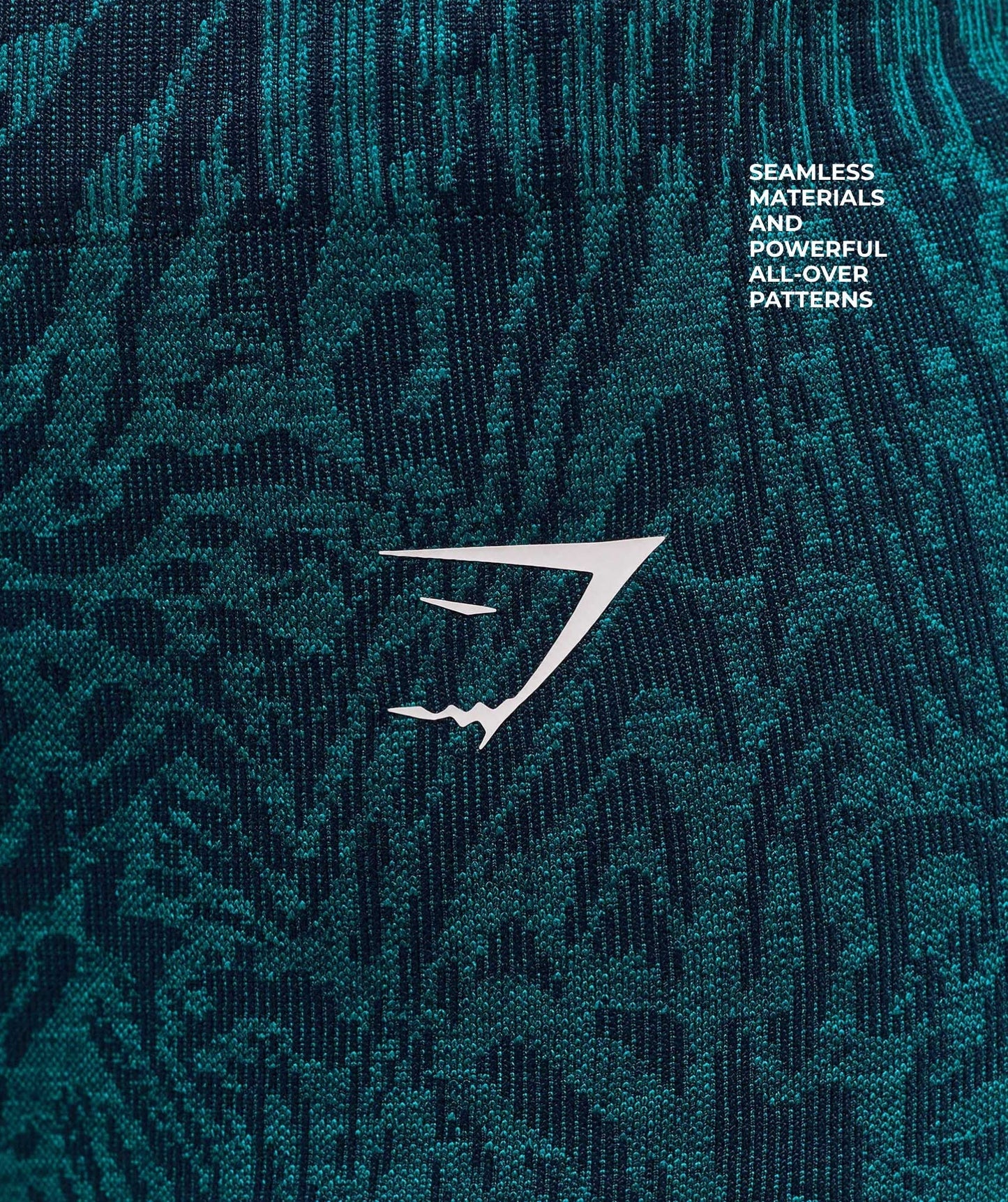 Gymshark Adapt Animal Seamless Shorts - Navy/Brand Blue