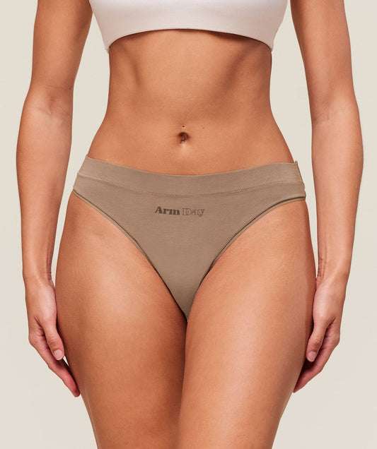 Gymshark Training Day Graphic 7PK Cotton Thong - White/Green/Pink/Mauve/Grey/Black