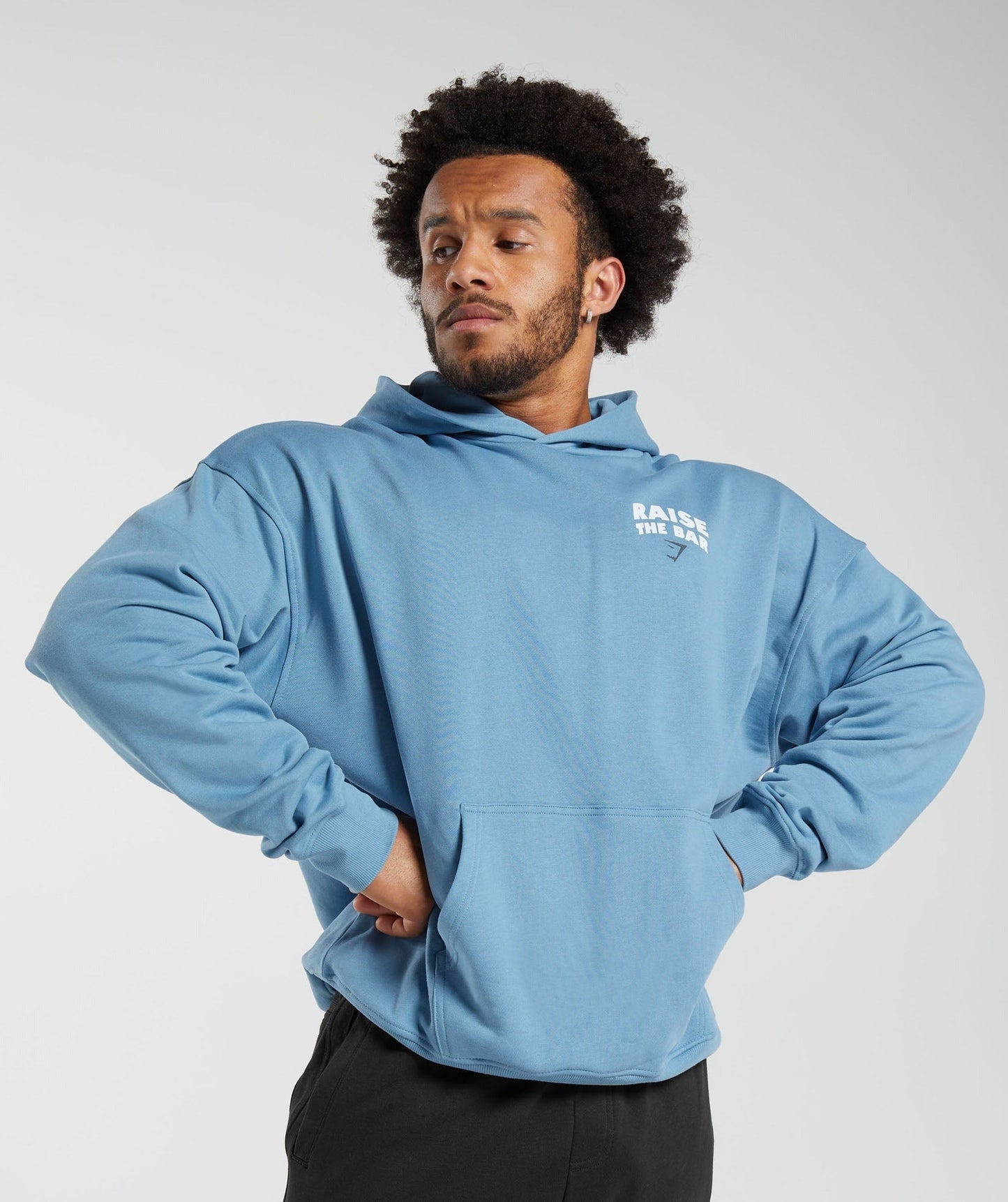 Gymshark Raise the Bar Hoodie - Dusk Blue