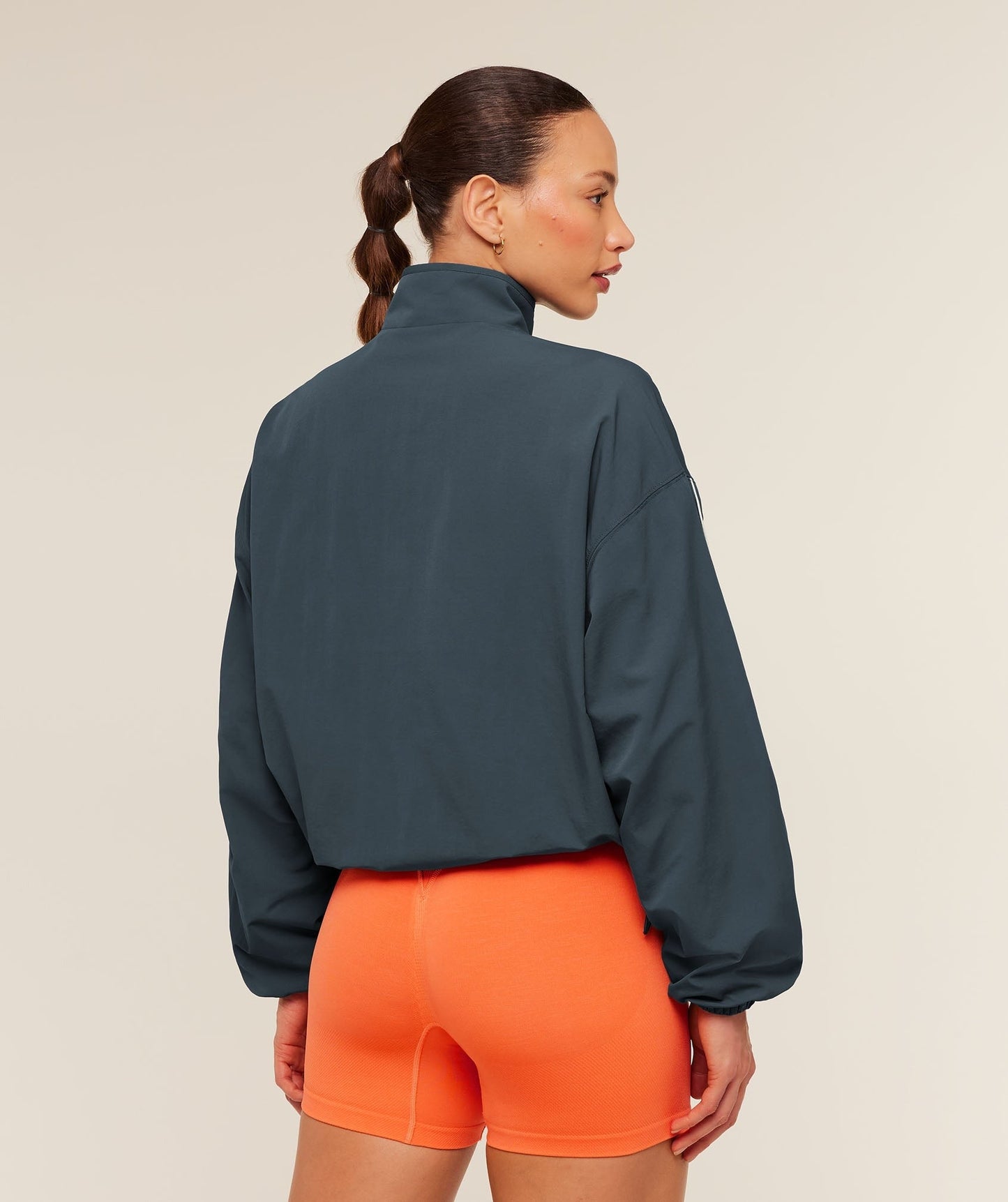Gymshark To From Zip Through - Stealth Blue/Soft White