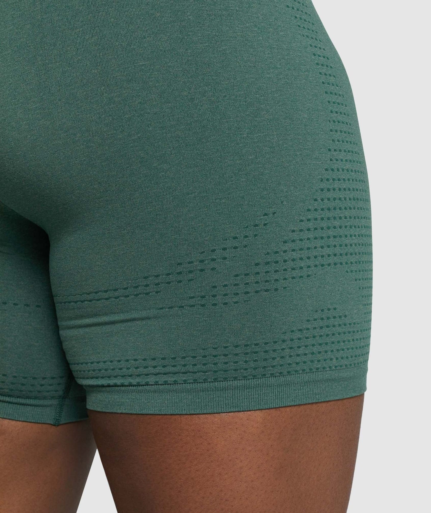 Gymshark Vital Seamless Shorts - Dark Green Marl