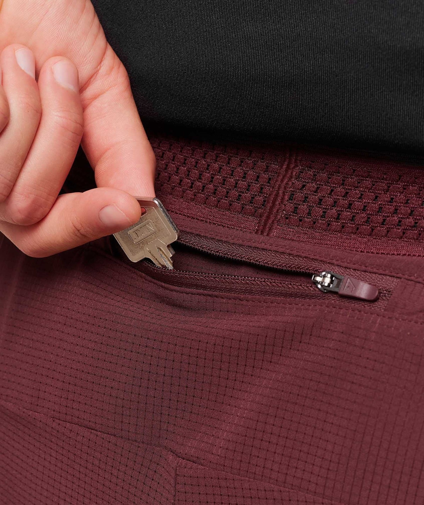 Gymshark Running 4" 2in1 Shorts - Rich Maroon