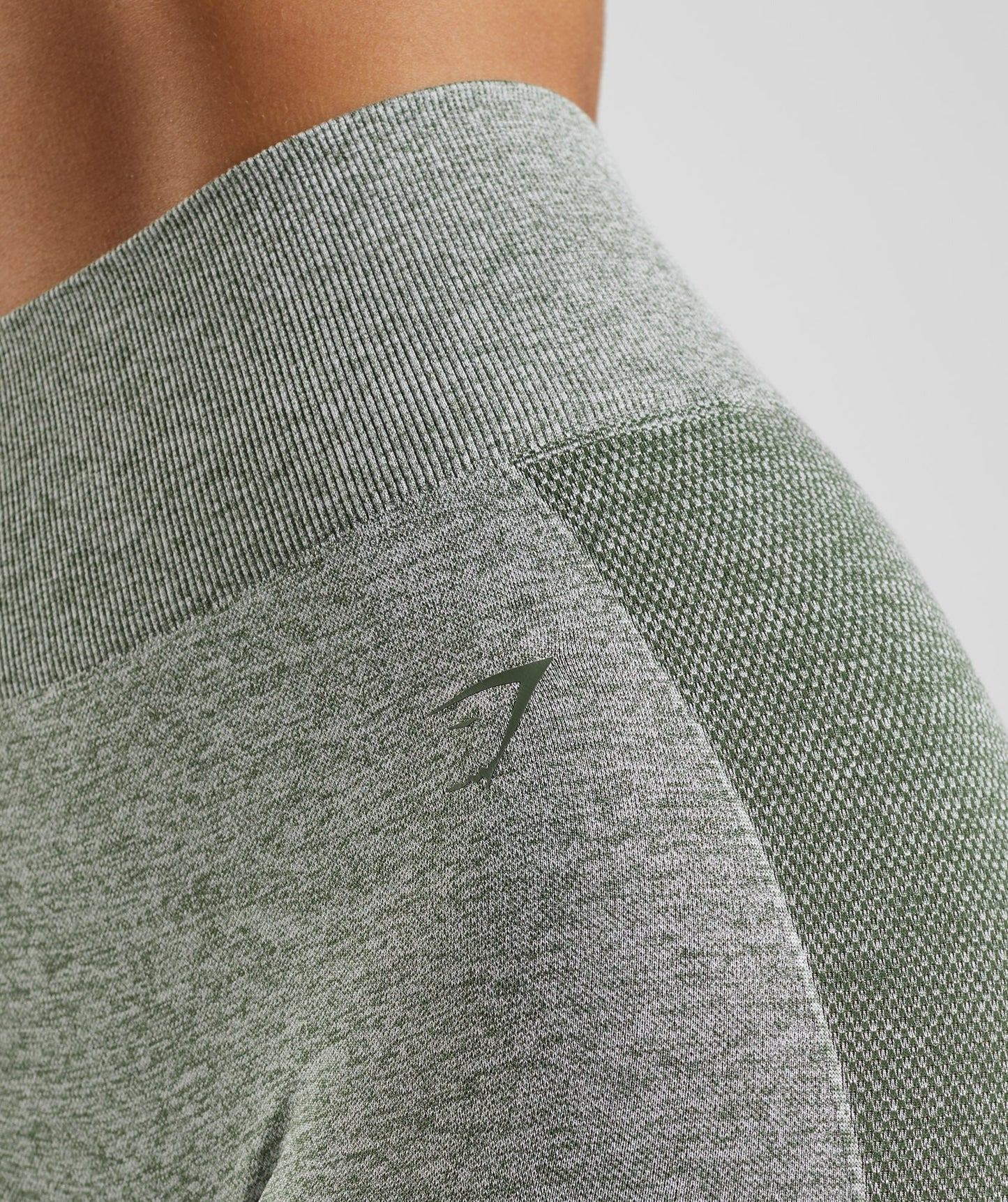Gymshark Flex High Waisted Leggings - Marsh Green/White Marl