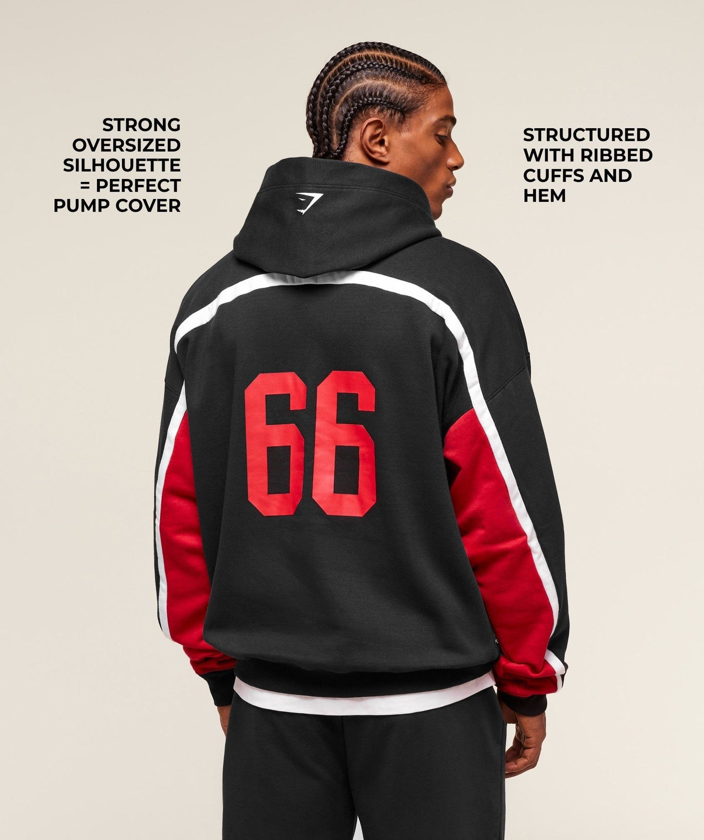 Gymshark Campus Hoodie - Black