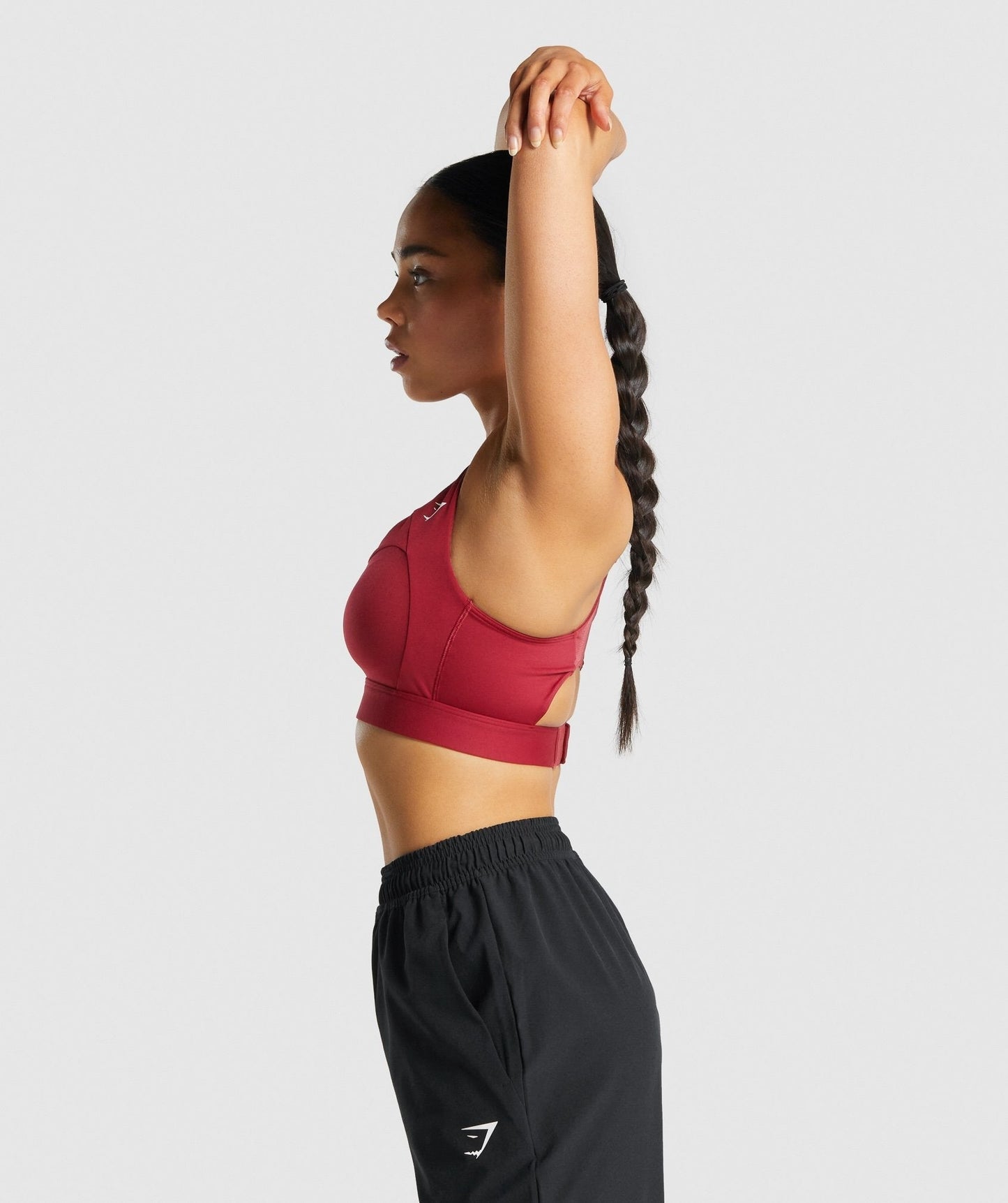 Gymshark Racer Back Sports Bra - Burgundy