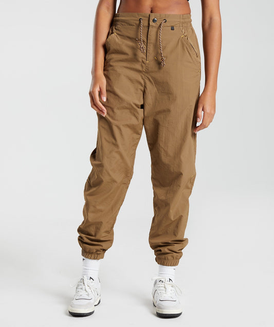 Gymshark Retake Track Joggers - Puddle Brown