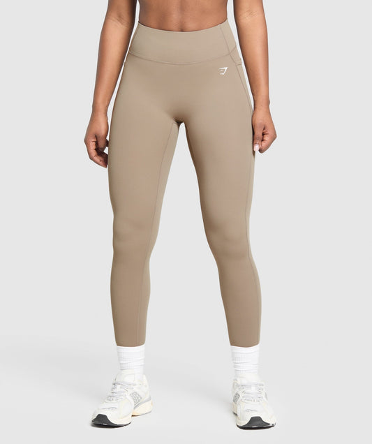 Gymshark Lifting Pocket Leggings - Lifestyle Brown