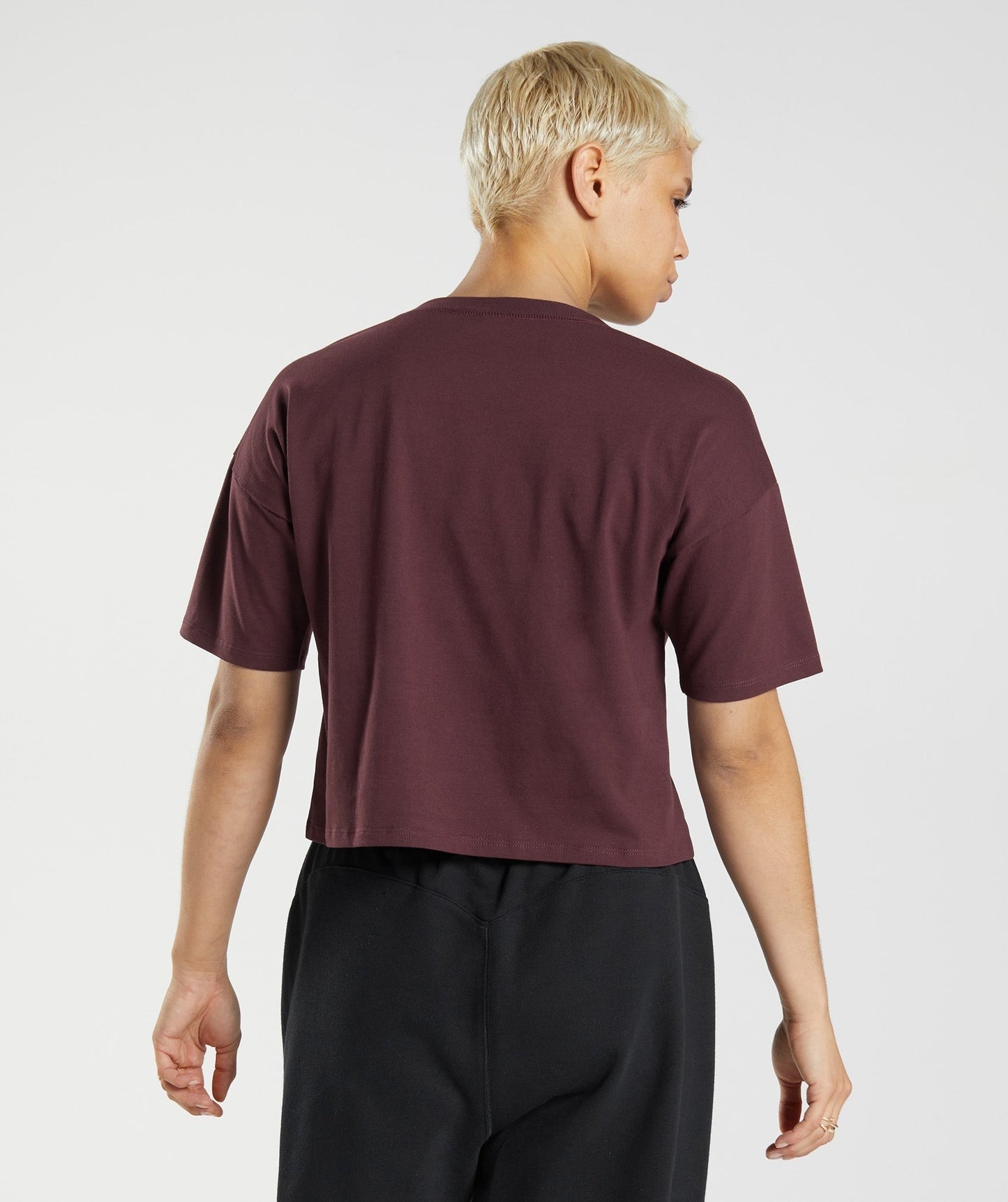 Gymshark GS10 Year Midi Top - Baked Maroon