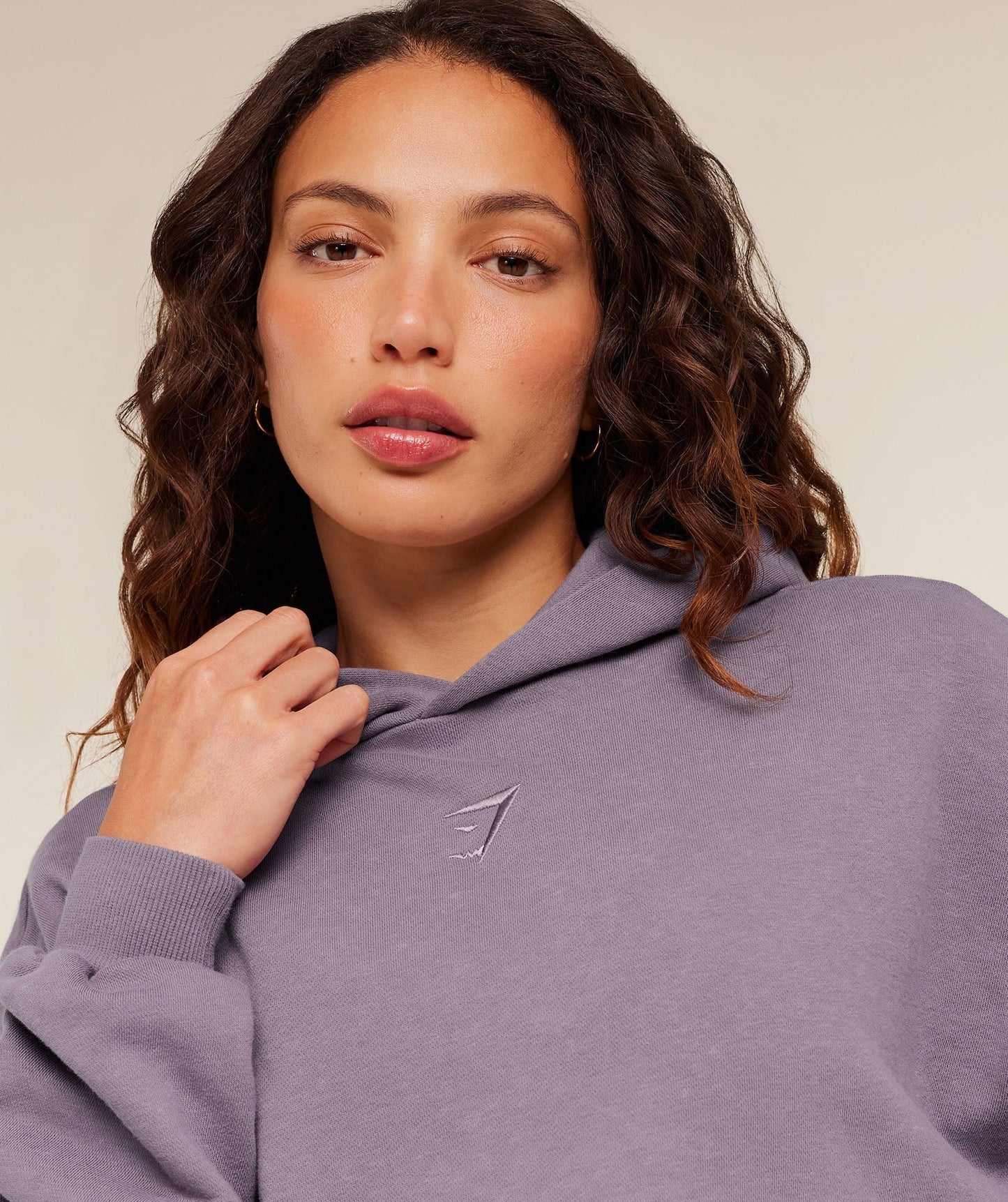 Gymshark Power Washed Oversized Hoodie - Dusk Purple/Acid Wash