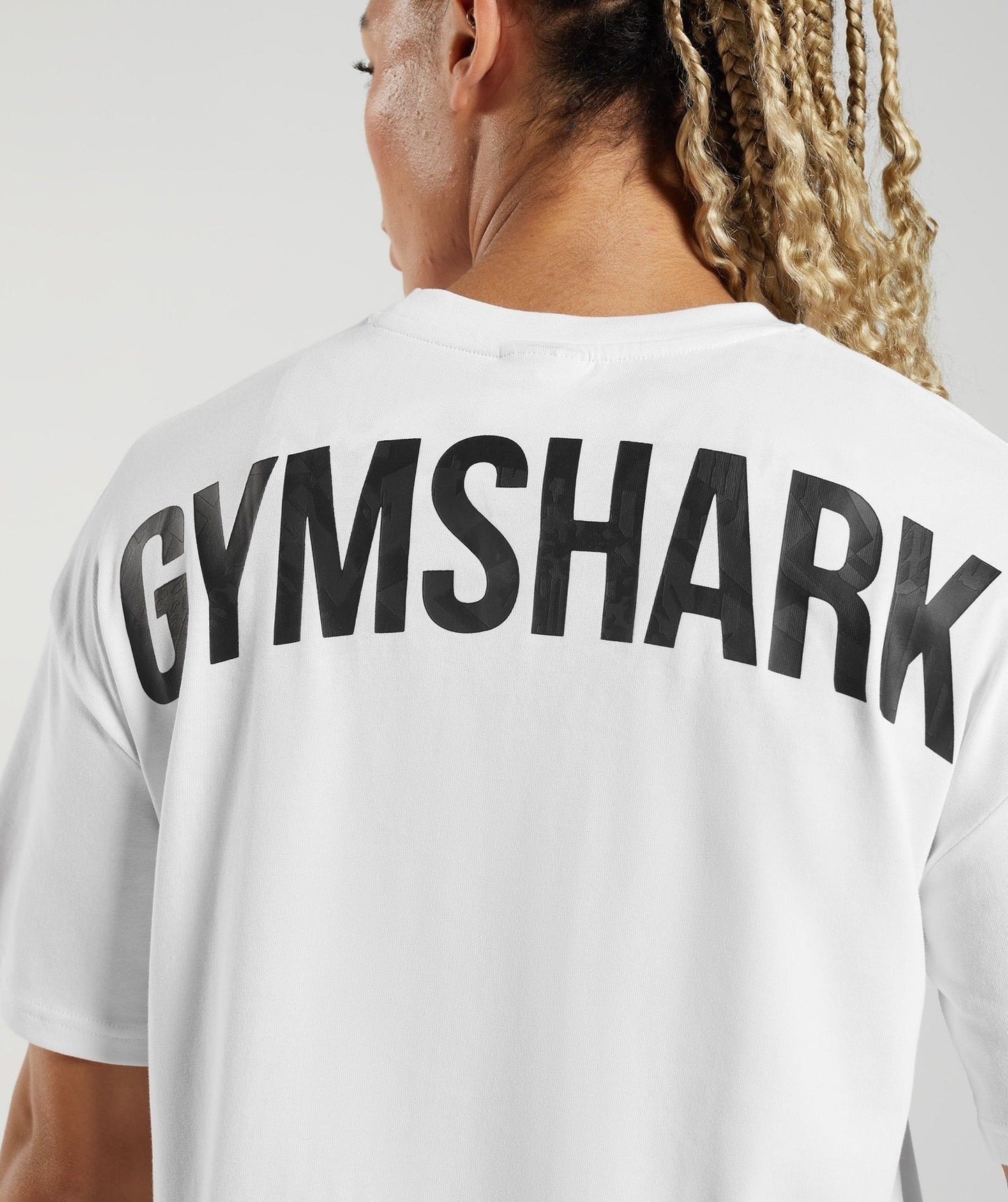 Gymshark GS Power Oversized T-Shirt - White