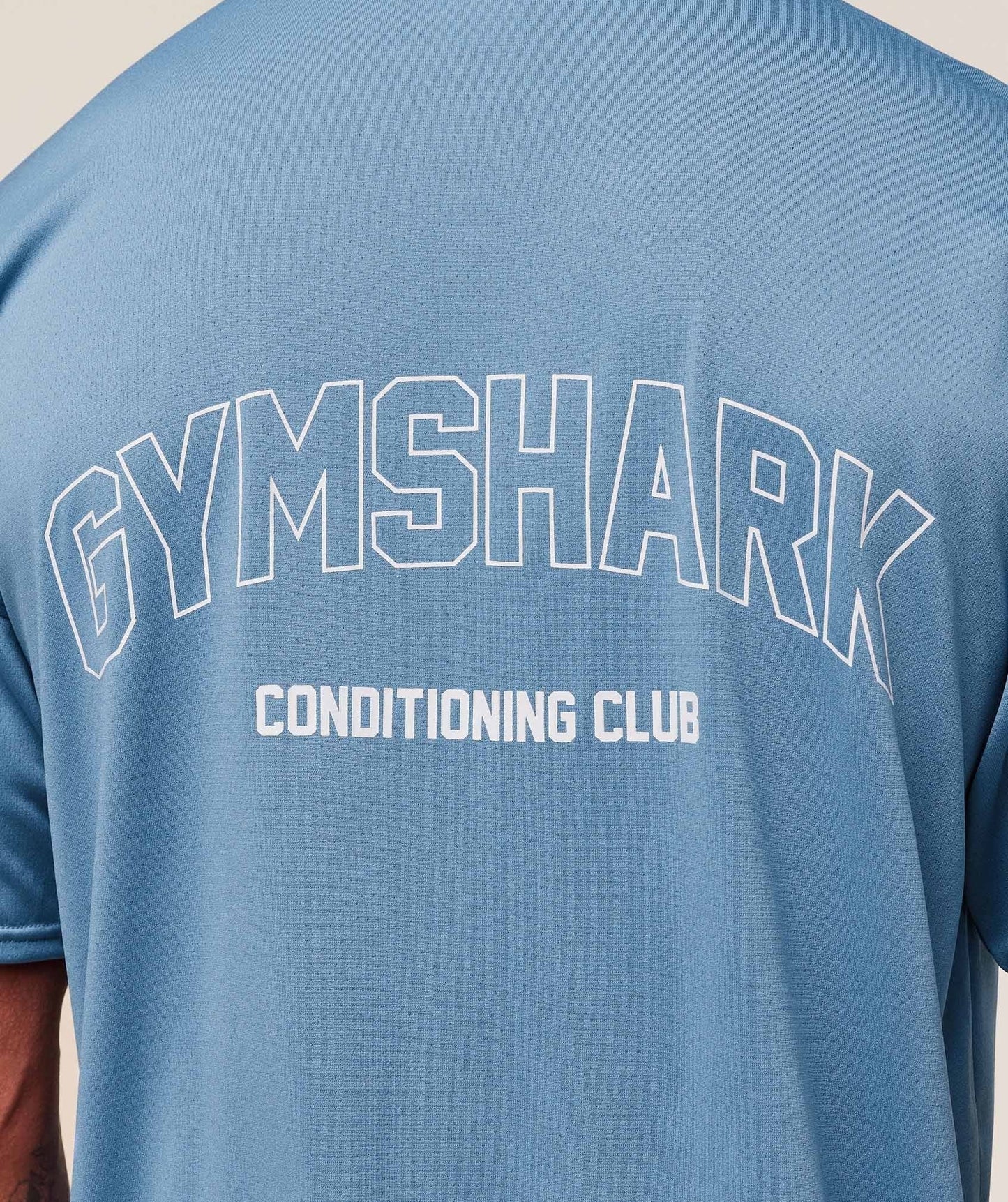 Gymshark Hybrid Athlete T-Shirt - Classic Blue