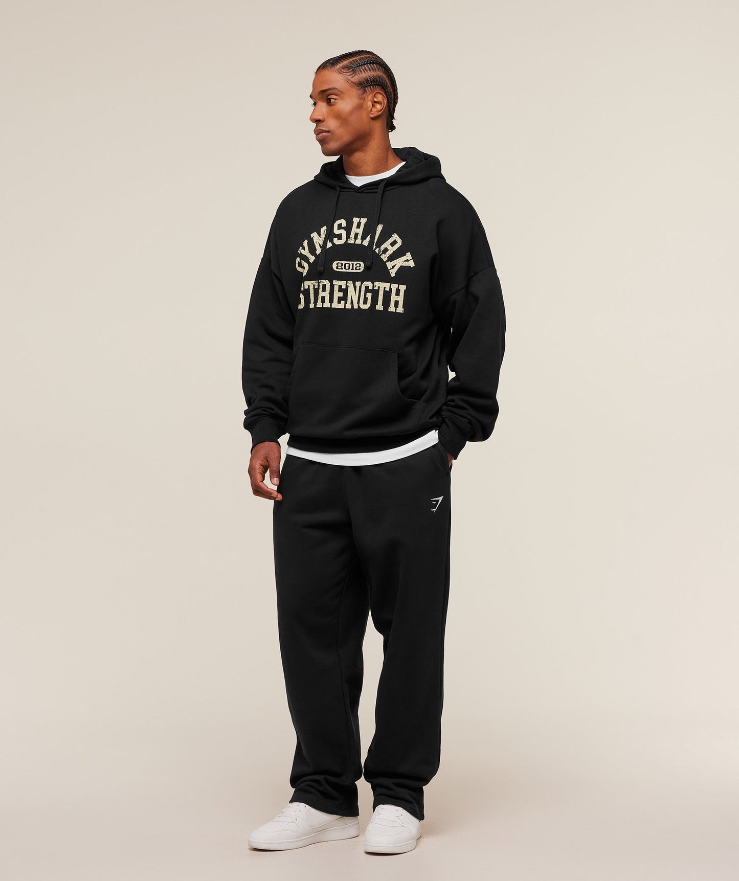 Gymshark 2012 Strength Hoodie - Black