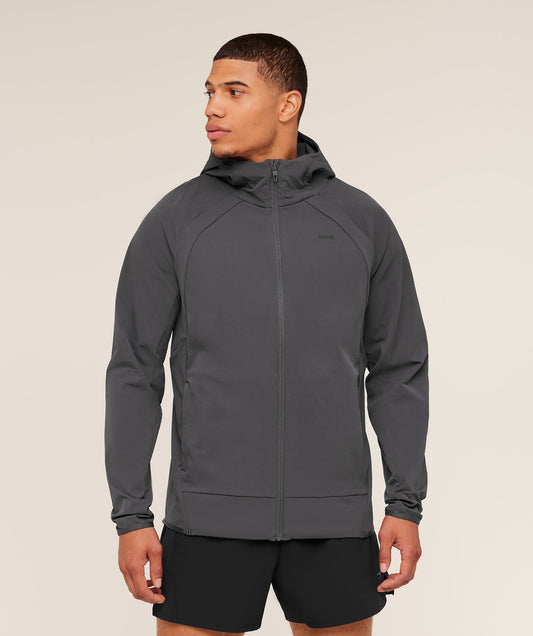 Gymshark Weekend Zip Through Shell Jacket - Grey