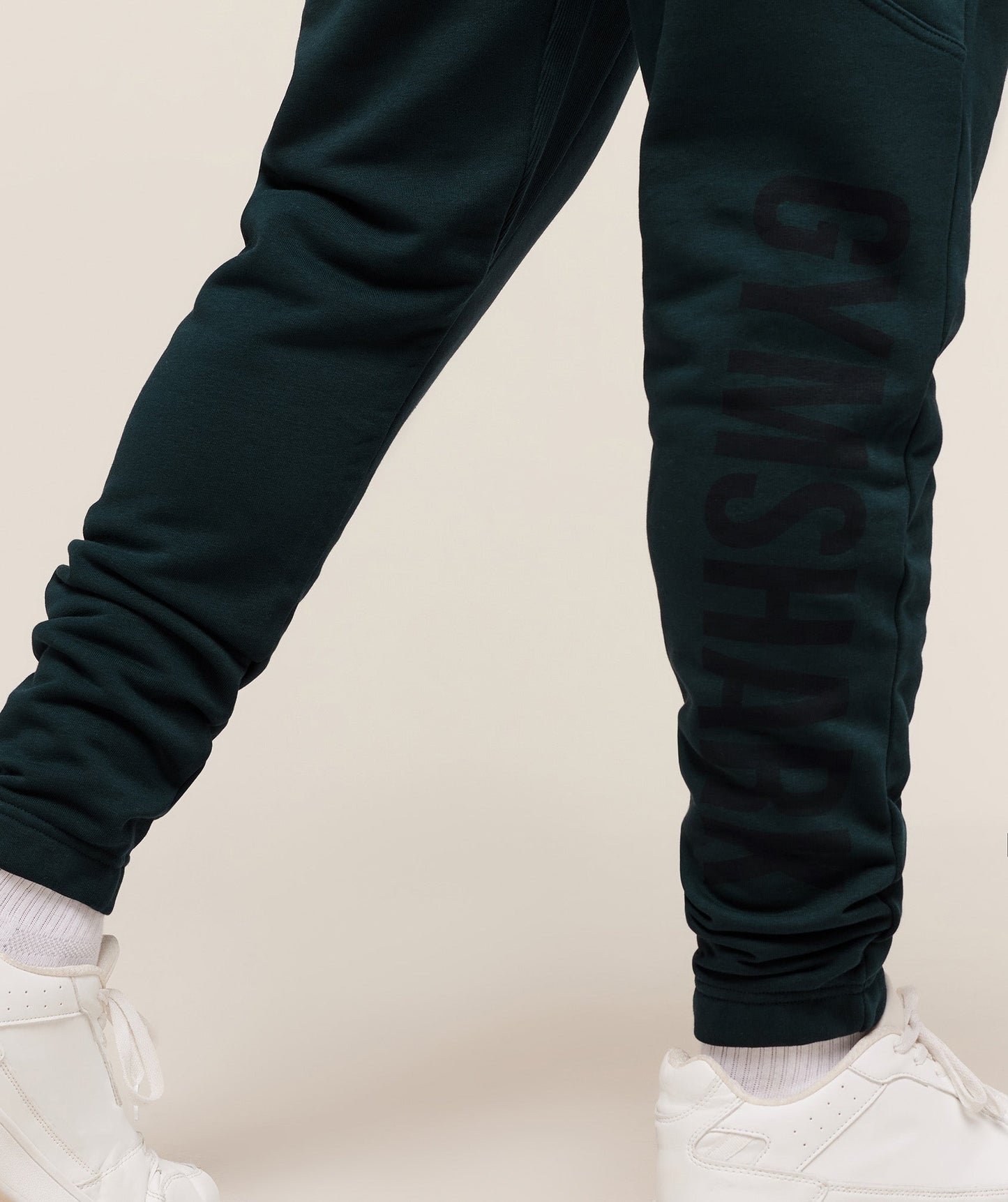 Gymshark Power Wordmark Joggers - Deep Petrol Blue
