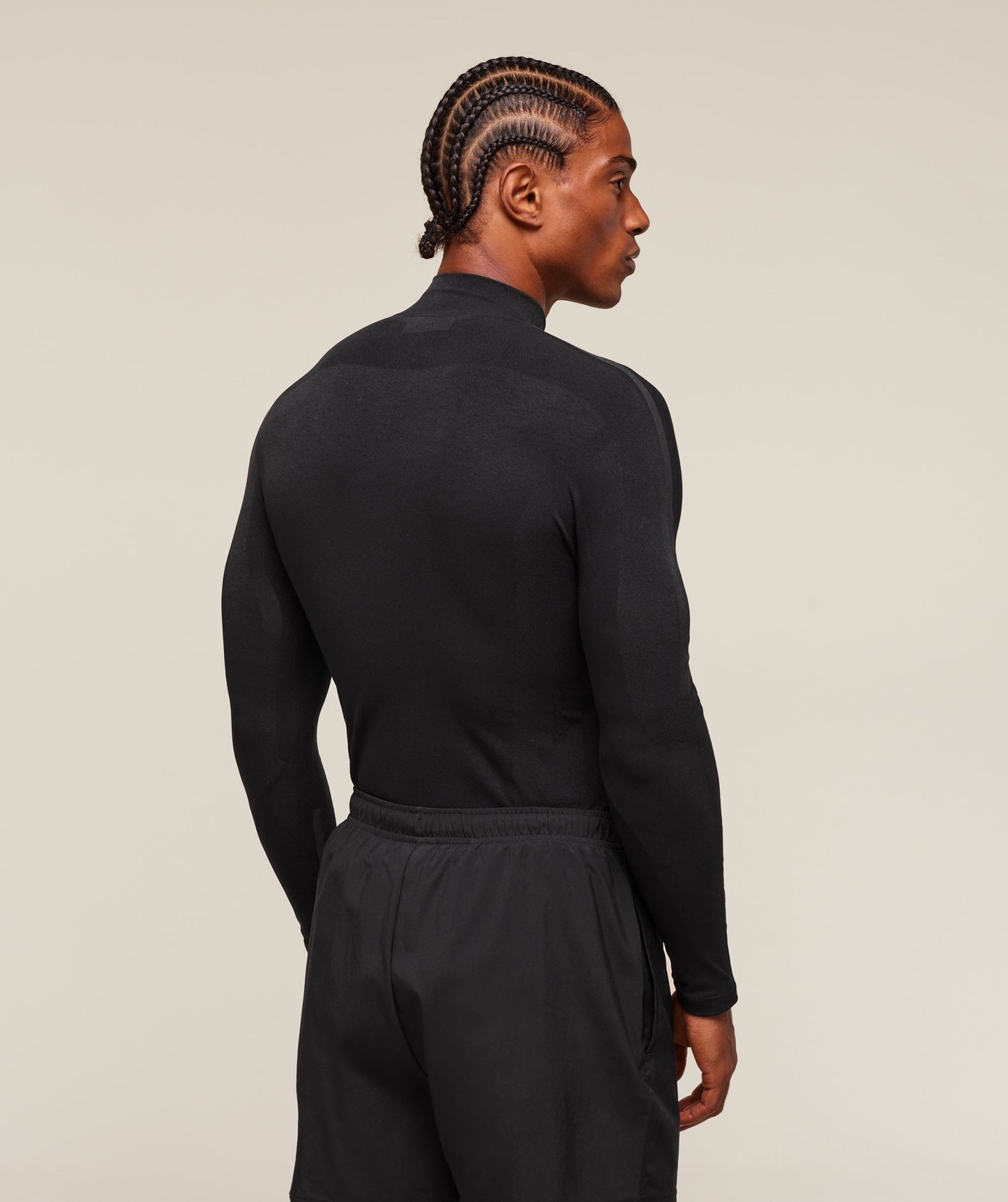 Gymshark everywear Warp Knit 1/4 Zip - Black