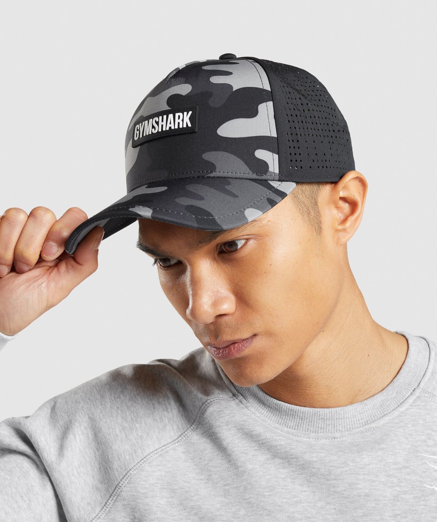 Gymshark Trucker Cap - Grey Print