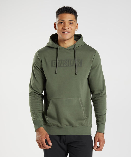 Gymshark Block Hoodie - Core Olive