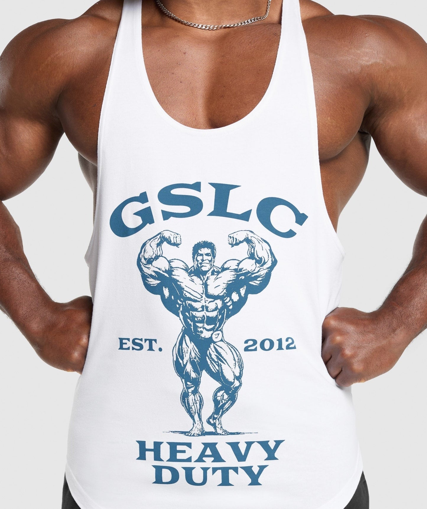 Gymshark Heavy Duty Stringer - White