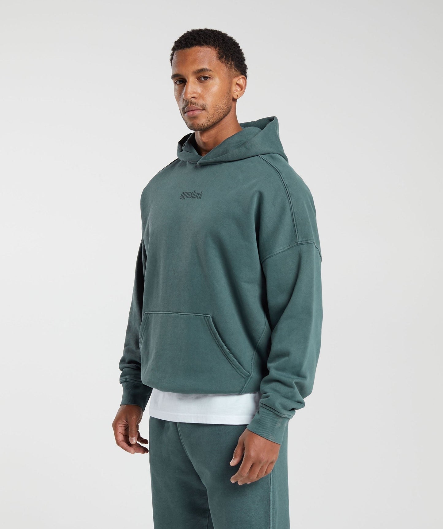 Gymshark Heavyweight Hoodie - Smokey Teal