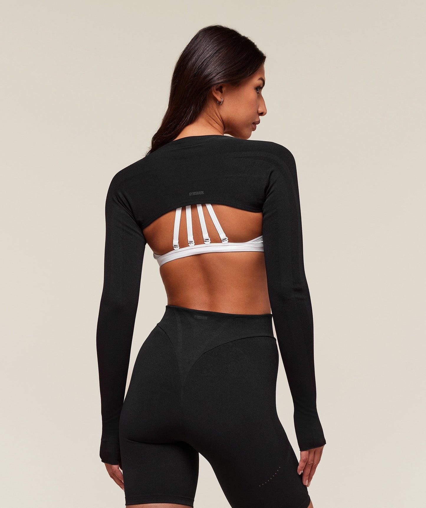 Gymshark everywear Warp Knit Shrug - Black
