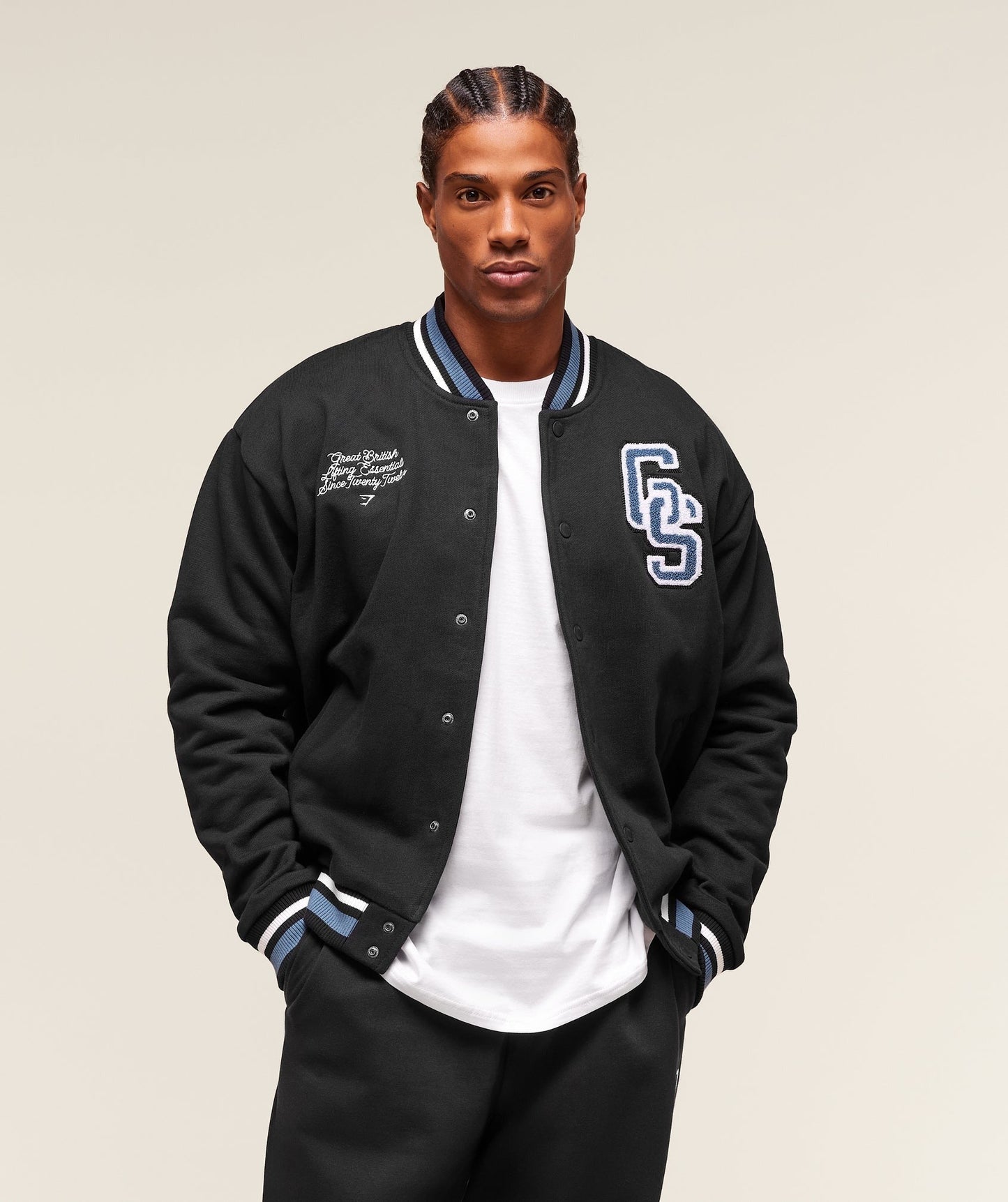 Gymshark Campus Jacket - Black