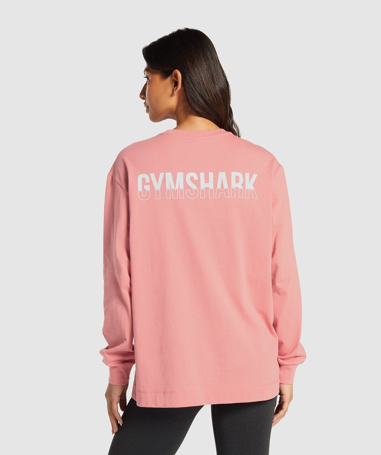 Gymshark Fraction Long Sleeve T-Shirt - Classic Pink
