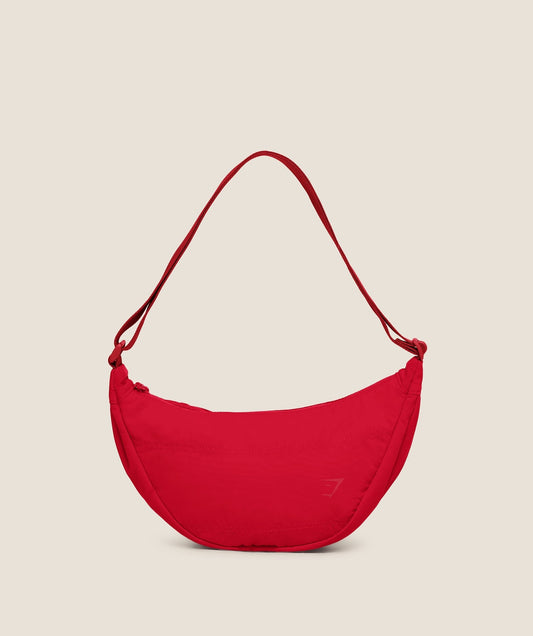 Gymshark Pleat Crossbody - Carmine Red