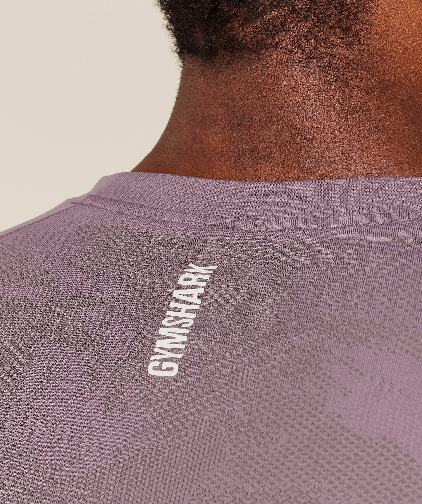Gymshark Geo Seamless T-Shirt - Dusk Purple / Cool Brown