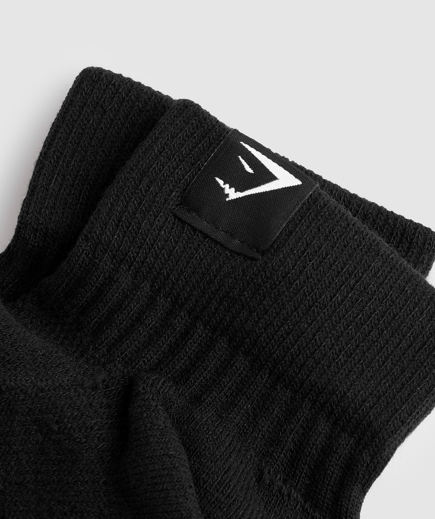 Gymshark Woven Tab Sneaker Socks 3pk - Black