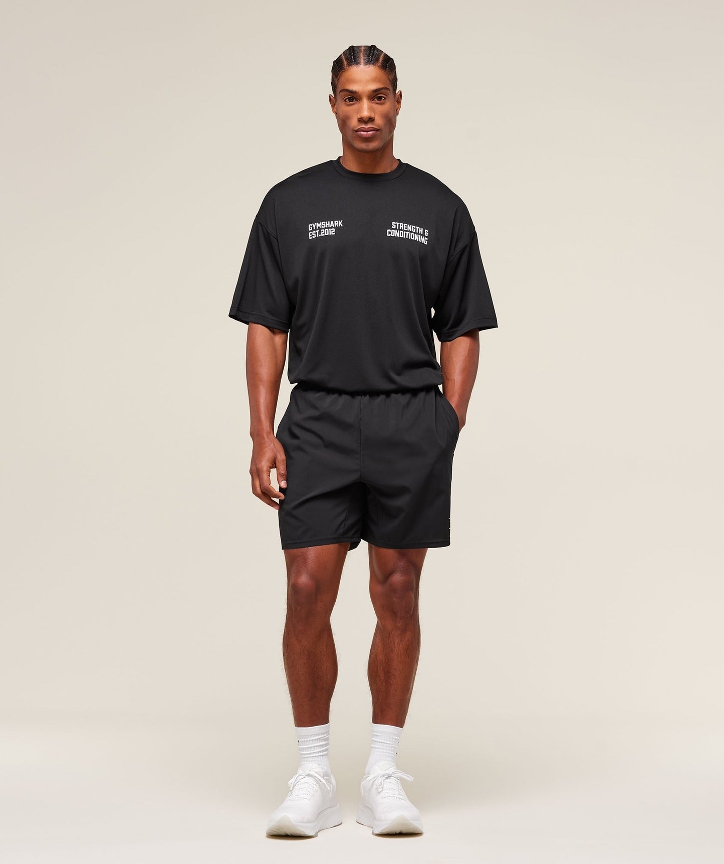 Gymshark S&C Graphic T-Shirt - Black
