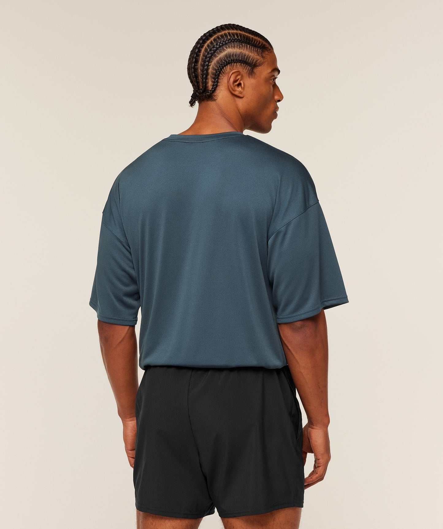 Gymshark Arrival Oversized T-Shirt - GS Stealth Blue