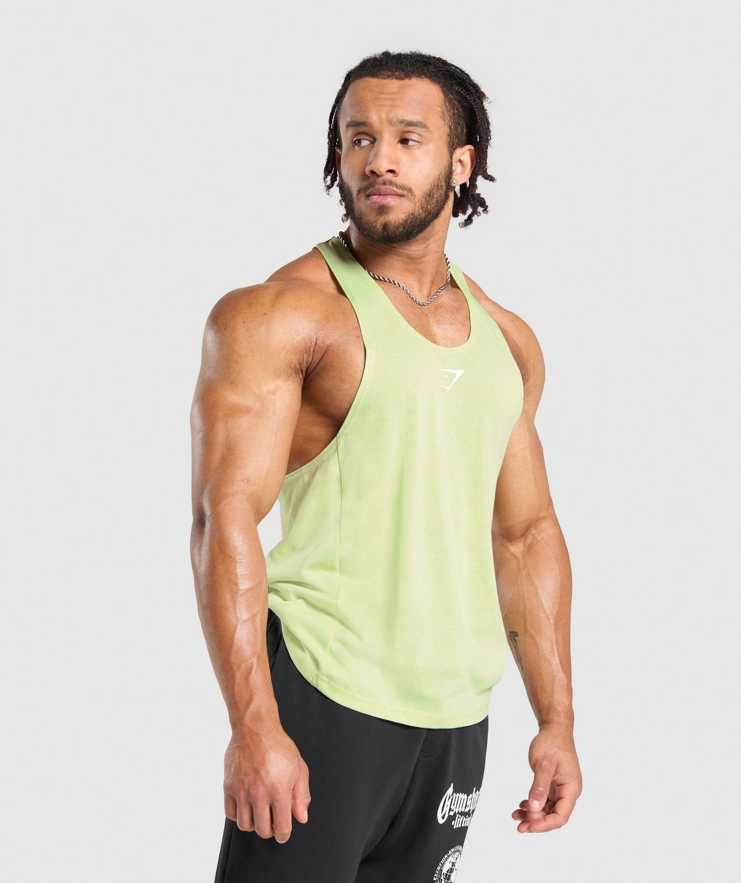 Gymshark React Stringer - Pastel Sage Green