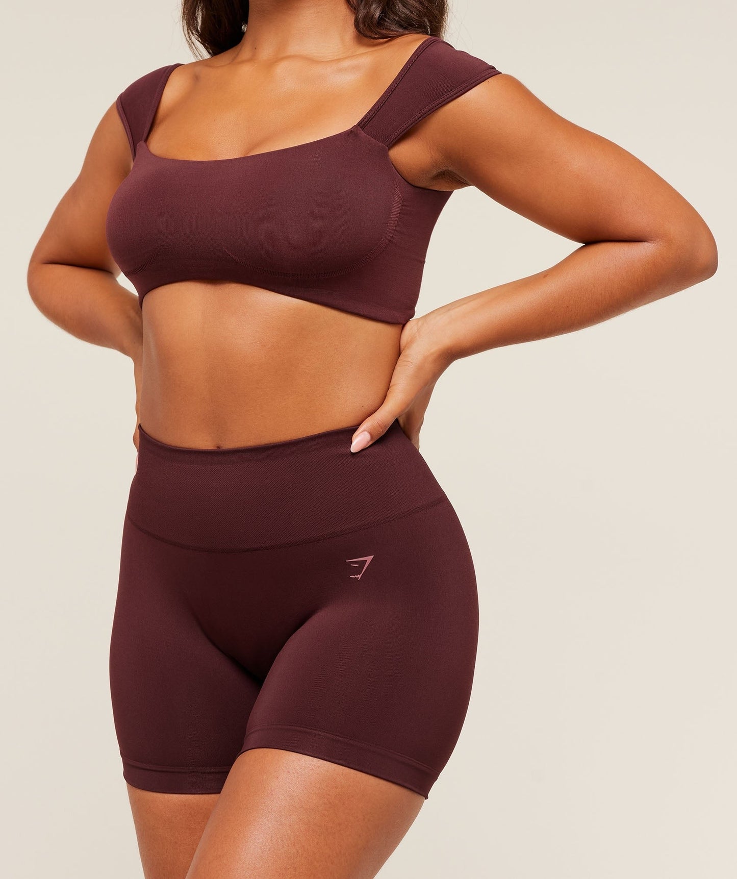 Gymshark Soft Sculpt Shorts - Rich Maroon