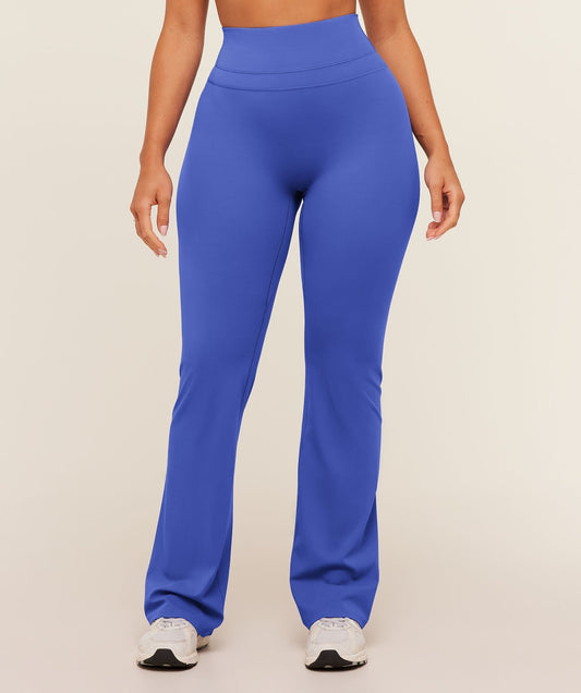 Gymshark Whitney Regular Flared Legging - Force Blue